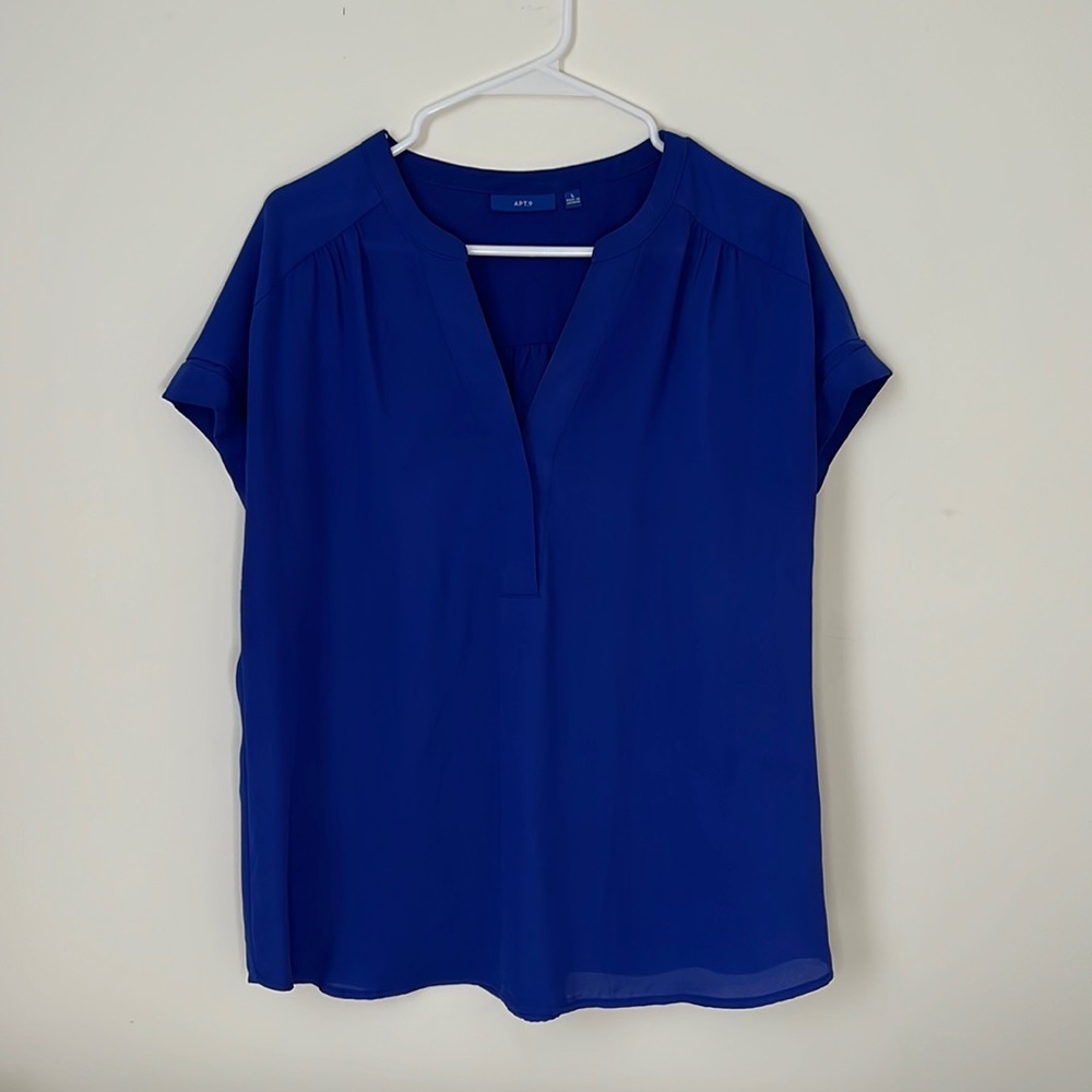 Apt. 9 Blue Blouse